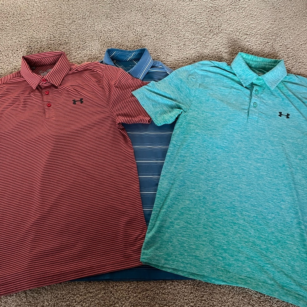 3-Pack Under Armour Golf Polos
